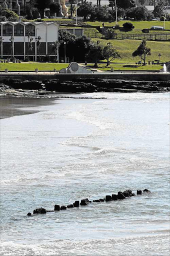 SURFACED: A piece of wreckage from the SS Orient which ran aground 109 years ago. Pictures: ALAN EASON