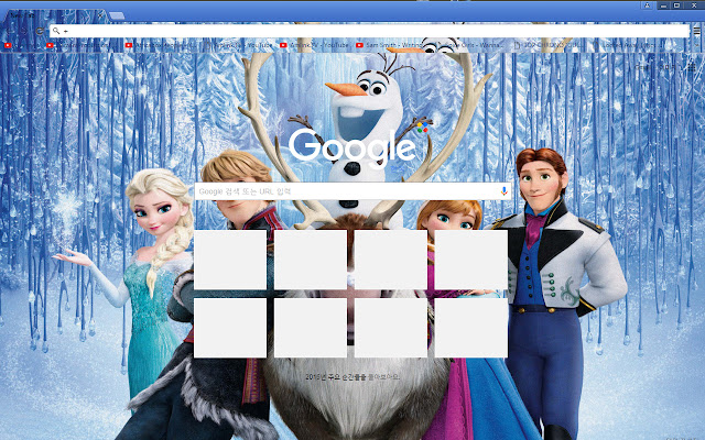 Disney Frozen Theme chrome extension