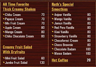Naad Bramha Juice and Cafe menu 5