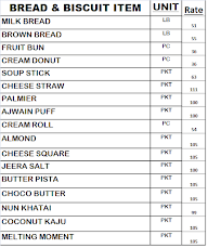 Bake Club - Le Rousseau Cafe menu 1