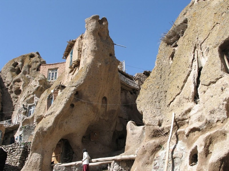 Kandovan, uma troglodita vila iraniana