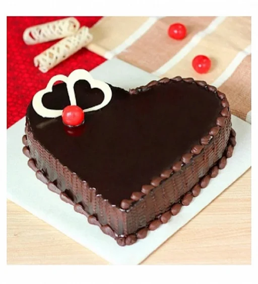 Heart Shape Red Velvet Gems Cake [2 Kg]