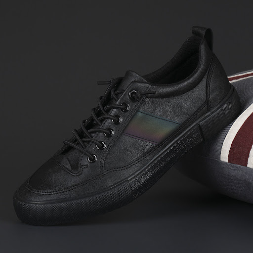 Title 6, Mens Casual Leather Shoes Korean Trend, Comfor...