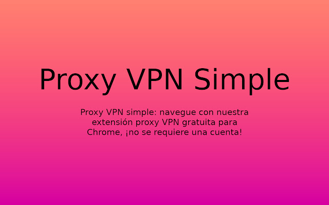 Proxy VPN Simple