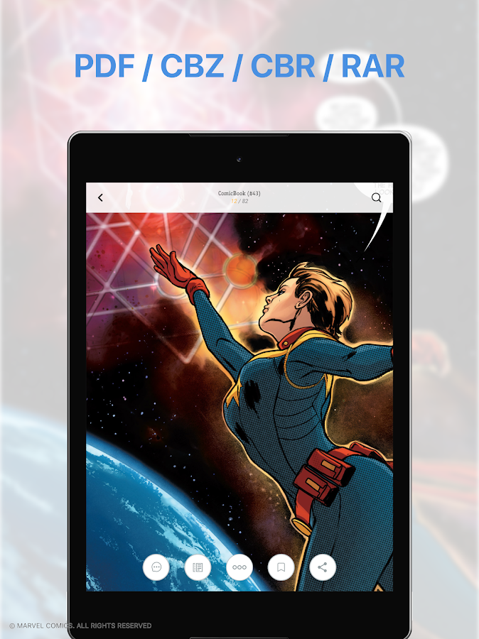    Readler: great reader (PDF, DJVU, CBR, CBZ)- screenshot  
