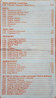 Cafe Irani menu 4