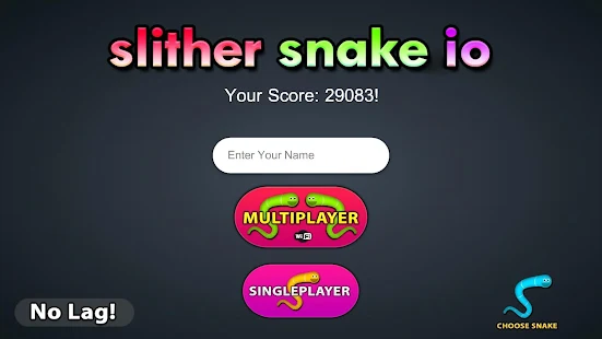  Slither Snake io- 스크린샷 미리보기 이미지  