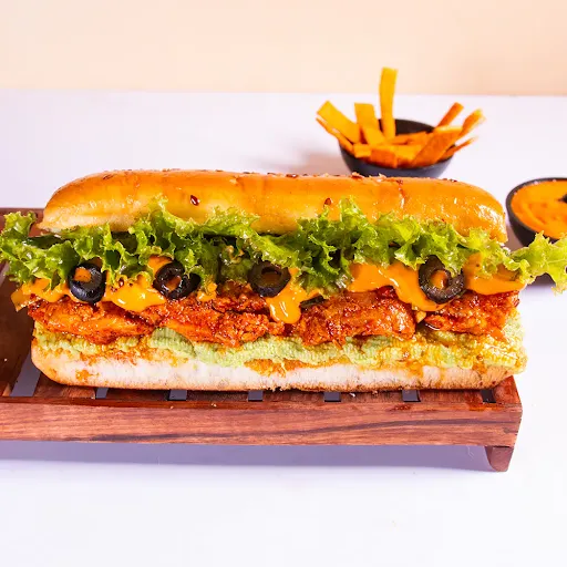 Peri Peri Chicken Submarine Sandwich