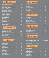 Grill Biryanis menu 2