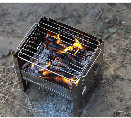 Title 13, Portable Camping Dual-use Outdoor Stainless Ste...