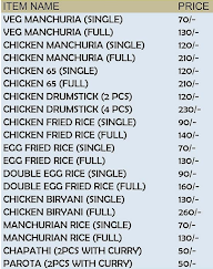 Royal Fast Food Zone menu 1