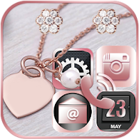 Pink Rose Gold Theme Rose gold Diamond