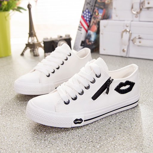 Title 3, Flat All-Match Casual Sports Cloth Shoes Studen...