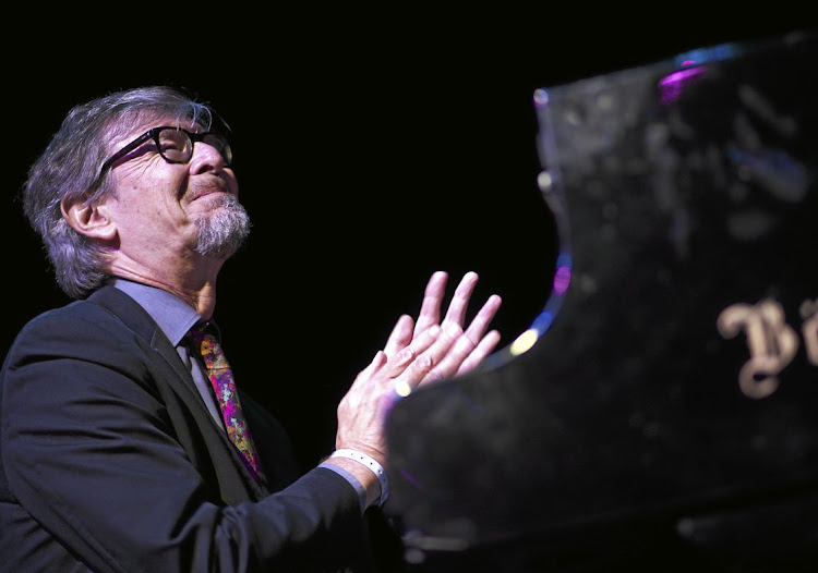 Darius Brubeck at a UK jazz festival in 2012. After a month in hospital in the UK battling Covid-19, he is back home and regaining his strength as musicians prepare for a thanksgiving concert in aid of the homeless in Durban.