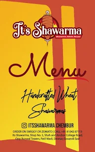 It's Shawarma menu 1