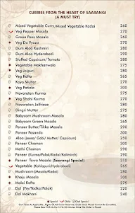 Saarangi menu 7