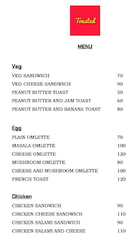 Toasted menu 1