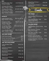 Cuisine 21 menu 1