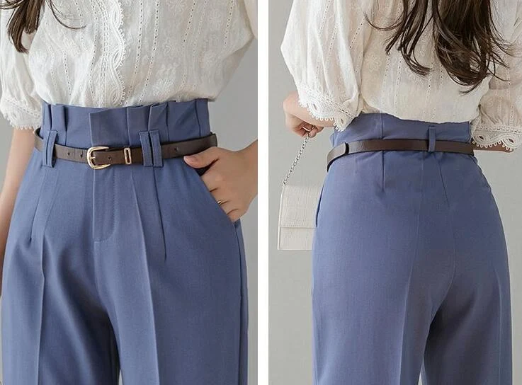 Title 6, Pantaloni da donna dritti e ampi in stile Bud, ...