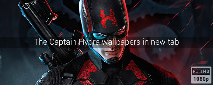 The Captain Hydra Marvel Wallpapers New Tab marquee promo image