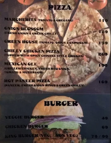 Sky Hawk menu 