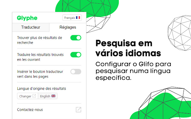Glyphe - Tradutora e ferramenta de pesquisa