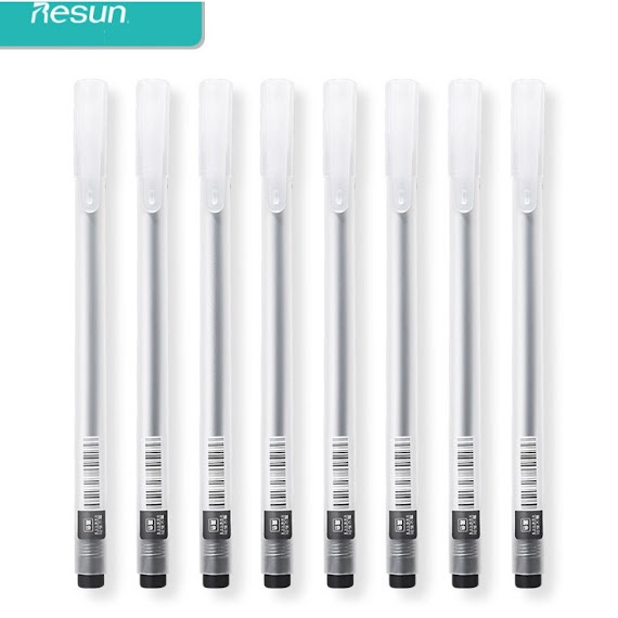 Bút Bi Nước Văn Phòng Mực Gel 0.5Mm Lyanwn Mực Đều Nét Chữ Đẹp Đủ Màu Xanh Đen Đỏ Chính Hãng Resun B1