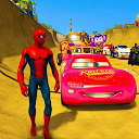 تنزيل Superheroes Impossible Car Stunt Racing G التثبيت أحدث APK تنزيل