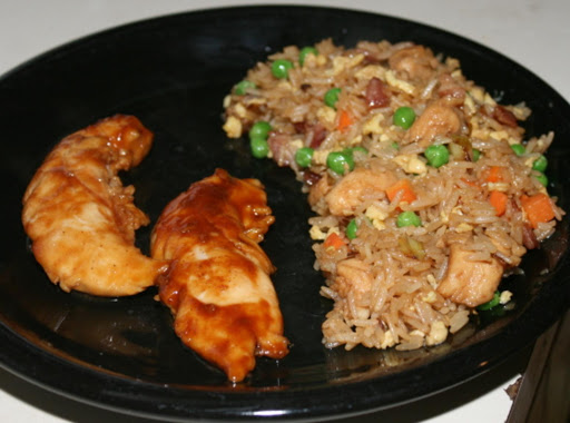 Chicken Fried Rice w/ Teryaki Chicken Breast!