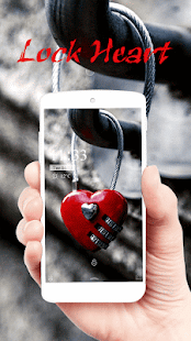Red Heart Lock Eternal Theme - náhled