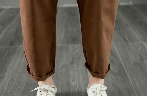Title 7, Womens Fashion Cotton Casual Cropped Pants, Co...