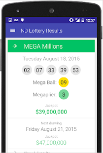 ND Lottery Results Screenshots 0