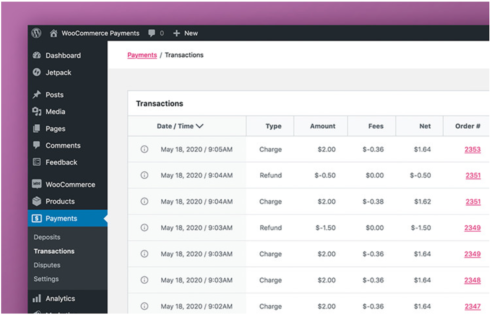 WooCommerce Payments