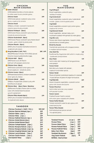 Goregaon Kitchen menu 