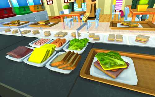 Android application Lunchroom Sandwich Maker 3D screenshort