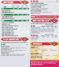 Ovenstory Pizza menu 2