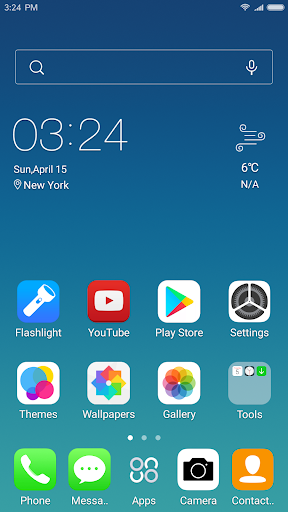 X Launcher Lite: With IOS Style Theme 1.4.1 screenshots 1