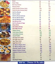 Munna Omlet Center menu 2