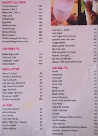 Hotel Pune Gate menu 1