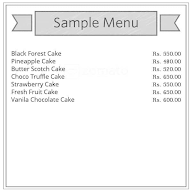 Samrat Bakers menu 1