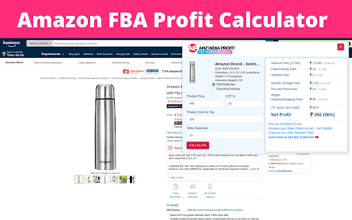 Amazon FBA Profit Calculator By AIP