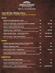 Nest - Howard Johnson menu 1