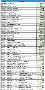 1 By 2 Foods menu 1