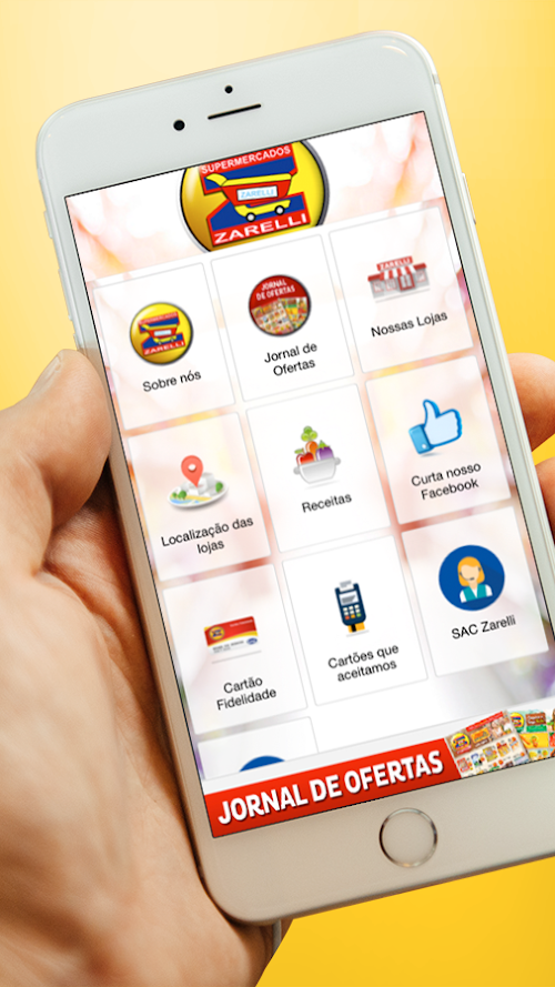 Android application SUPERMERCADOS ZARELLI screenshort
