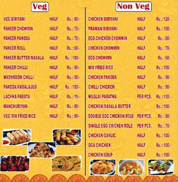 Rajesh Fast Food menu 