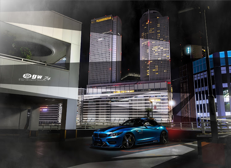 Z4 ロードスターのサテンオーシャンシマー・ストロボ撮影・夜撮影練習・写真好きと繋がりたい・JRセントラルタワーズに関するカスタム事例の投稿画像1枚目