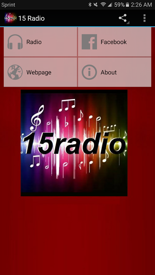 Android application La Mitlenita Radio screenshort