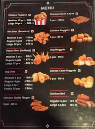 LFC Restaurant menu 1