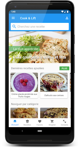 Cook&Lift - Recettes Fitness Musculation 2.11.3 screenshots 1
