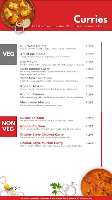 BOX8 - Desi Meals menu 